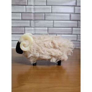 Wooly Sheep Ram Figurine #A49